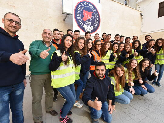 Syria Relief volunteers
