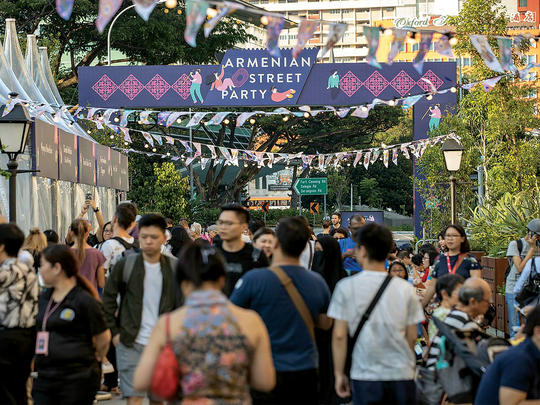 A yearly street party held on Armenian Street in Singapore.