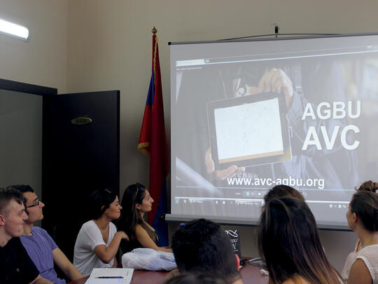 AGBU YSIP participants take part in the Summer Language School during their time in Yerevan.