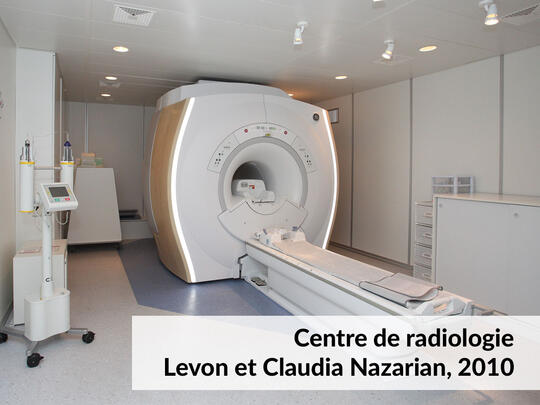 Centre de radiologie Levon et Claudia Nazarian, 2010